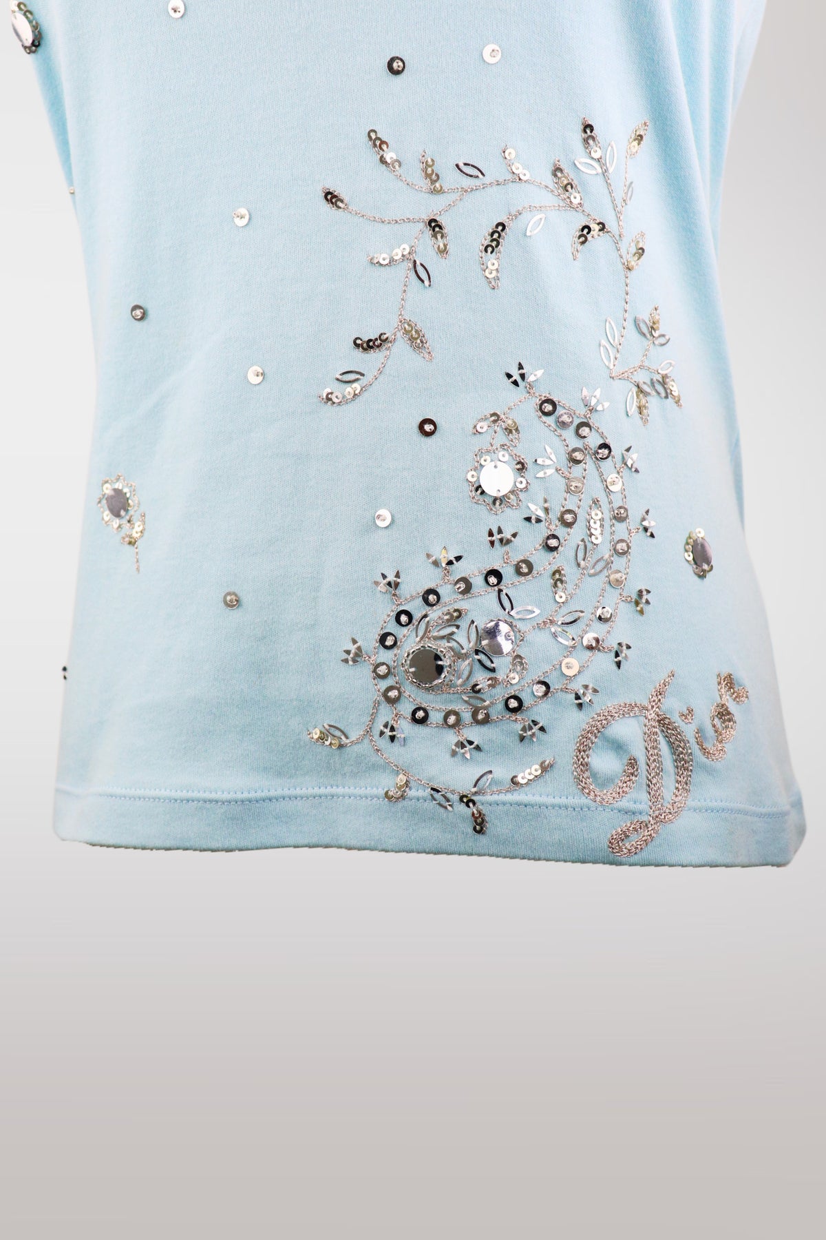 Christian Dior by Galliano Embellished Sequin Sleeveless Top
