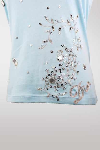 Christian Dior by Galliano Embellished Sequin Sleeveless Top