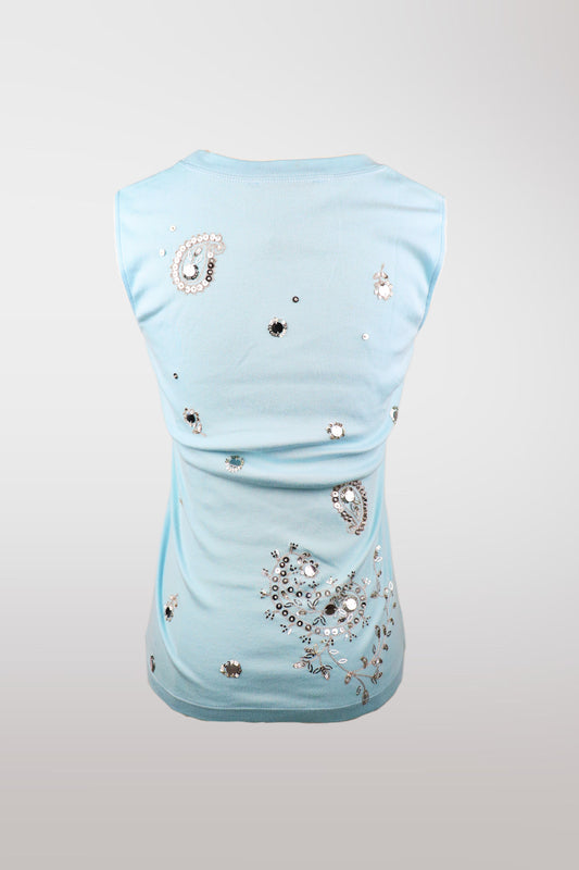 Christian Dior by Galliano Embellished Sequin Sleeveless Top