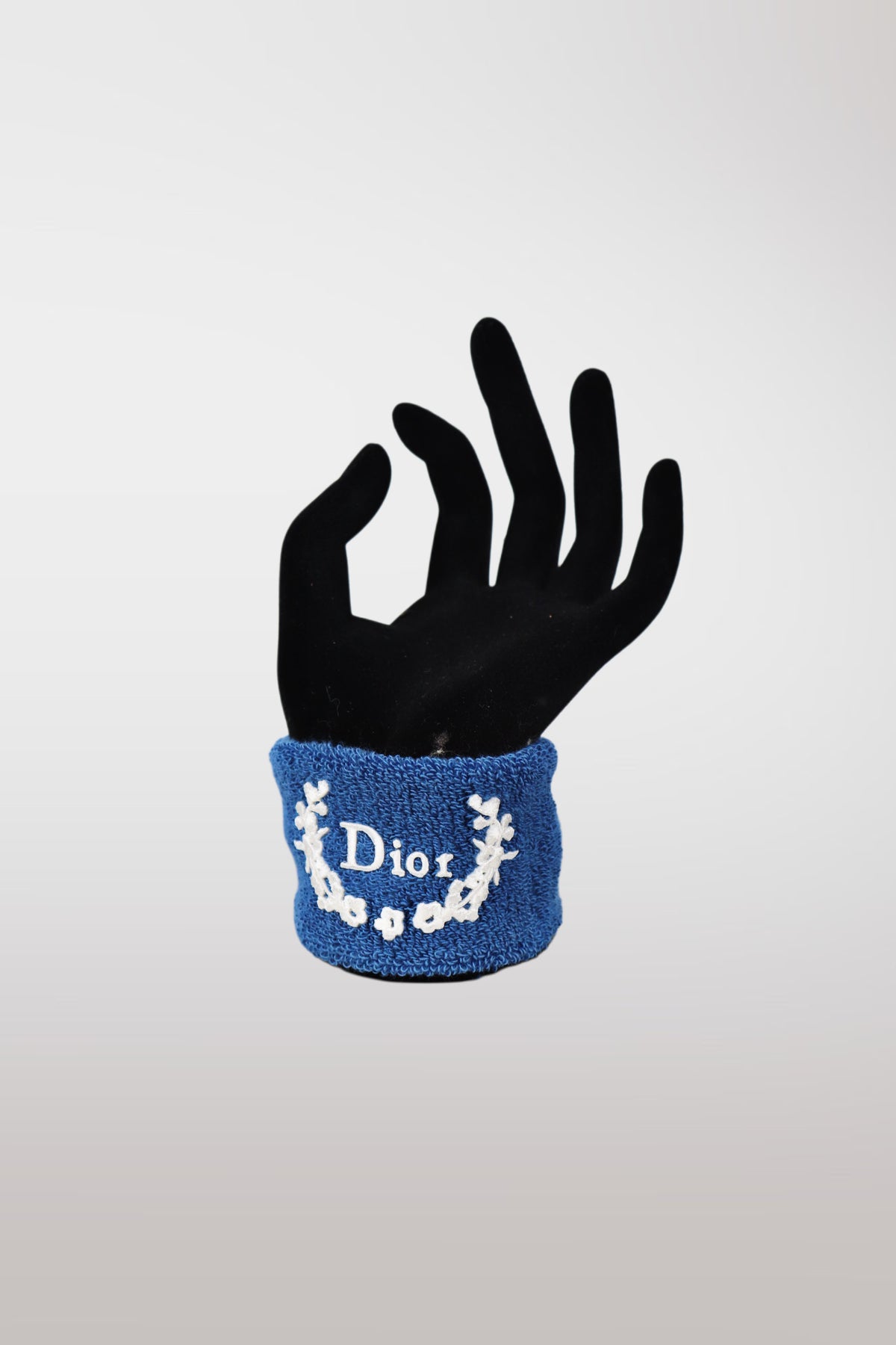 Christian Dior Navy & White Sport Wristband (SINGLE)