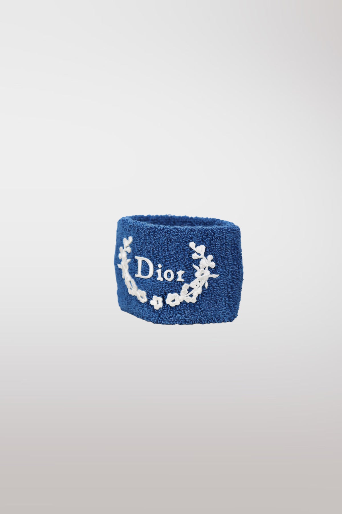 Christian Dior Navy & White Sport Wristband (SINGLE)