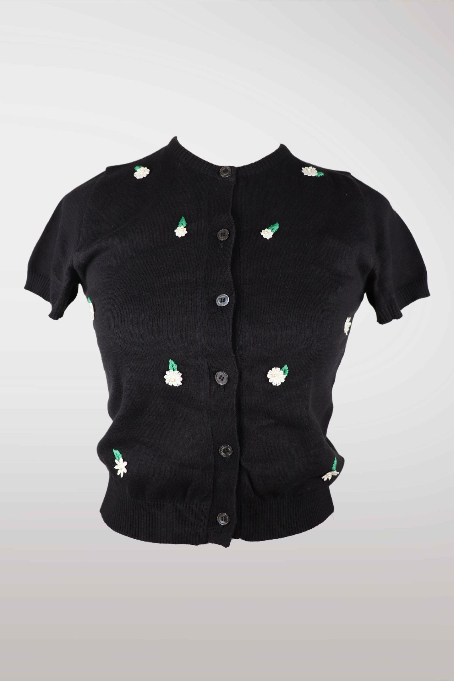 Dolce & Gabbana Floral Daisy Embroidered Cardigan