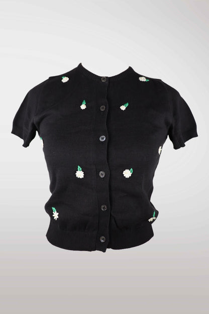 Dolce & Gabbana Floral Daisy Embroidered Cardigan