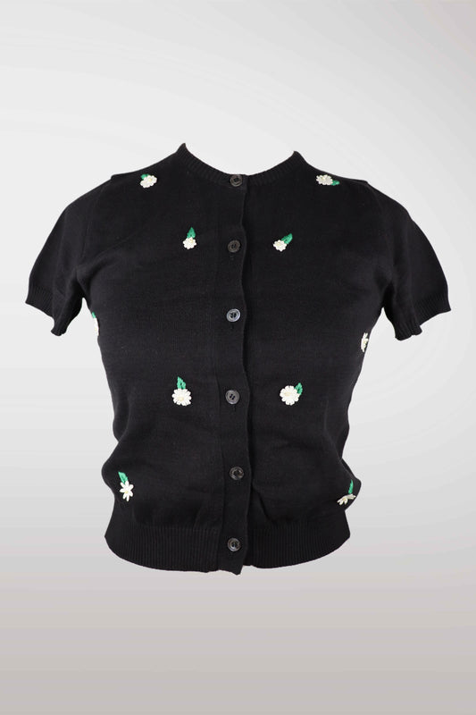 Dolce & Gabbana Floral Daisy Embroidered Cardigan