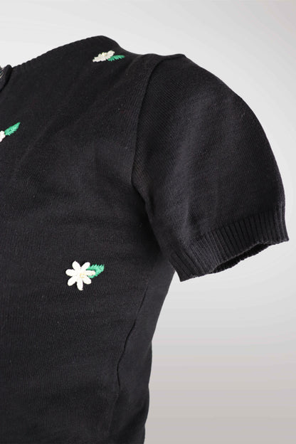 Dolce & Gabbana Floral Daisy Embroidered Cardigan