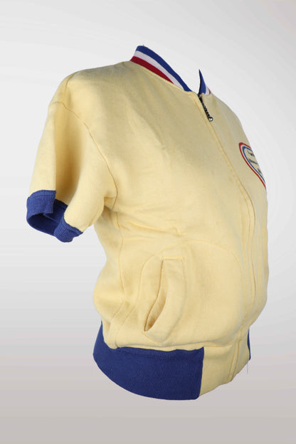 RARE 90s Hysteric Glamour Yellow Graphic Zip-Up