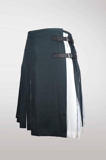 Jean Paul Gaultier Grey Pleated Midi Skirt