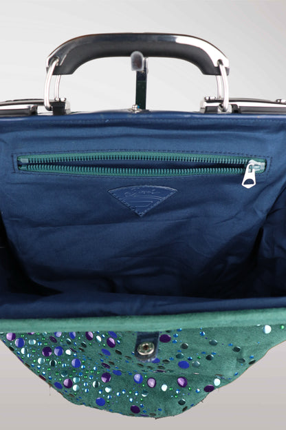 Vintage Diesel Multicolor Studded Clutch