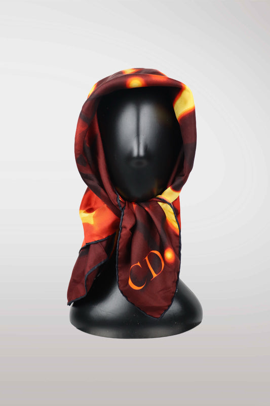 Christian Dior ‘Montaigne’ Burnout Logo Scarf