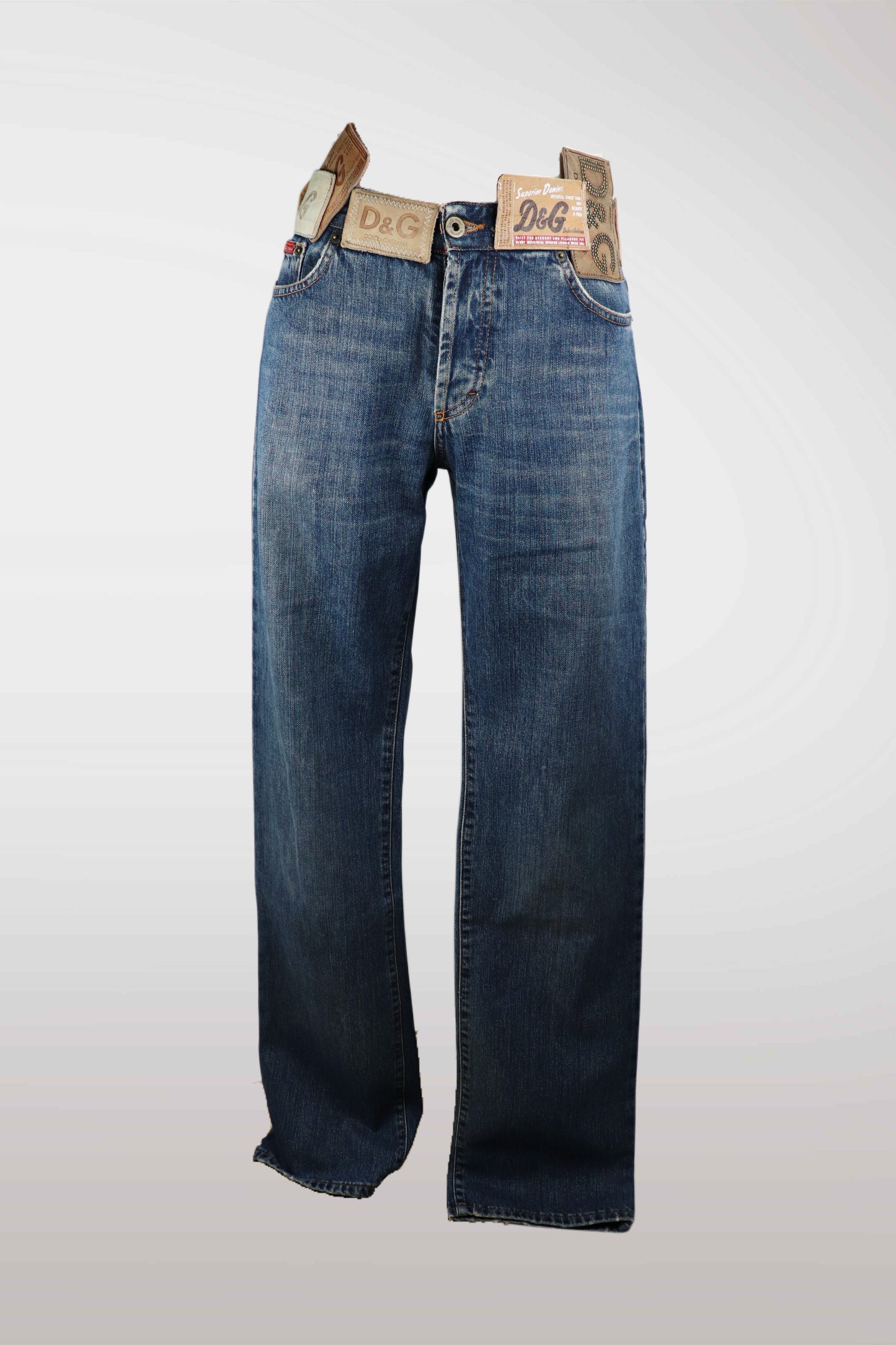 Rare D&G Logo Patch Jeans