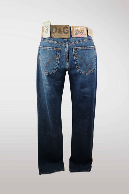 Rare D&G Logo Patch Jeans