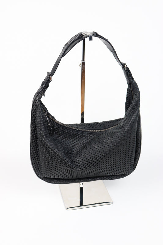 Vintage Dior Street Chic Perforated Hobo Bag