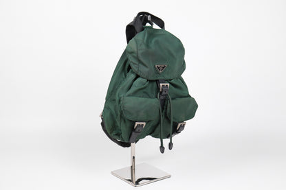 army green mini backpack 90s PRADA Nylon Mini Backpack